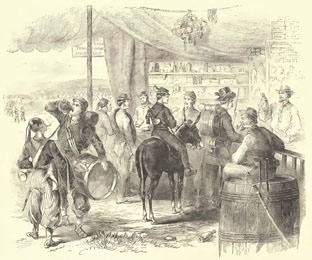 A typical sutler's store.